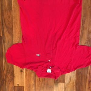 Red Lacoste Polo